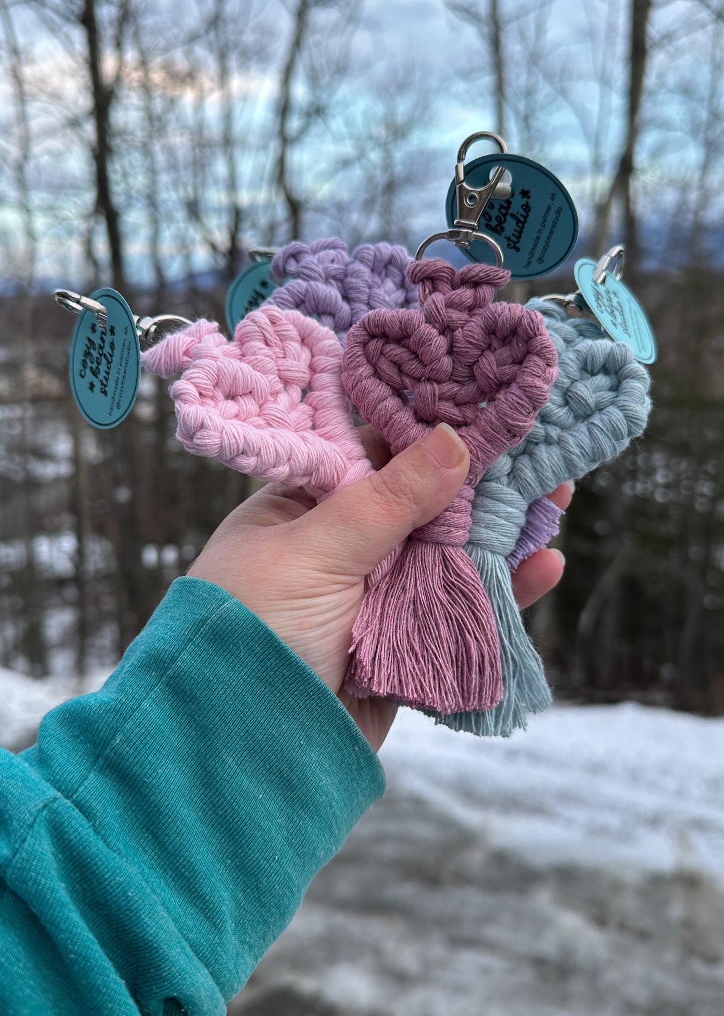 Heart Bag Charms