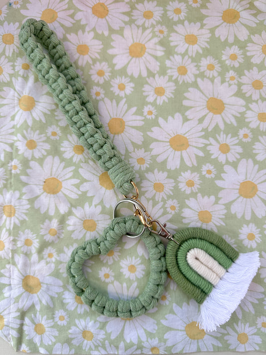 Square Keychain Wristlets