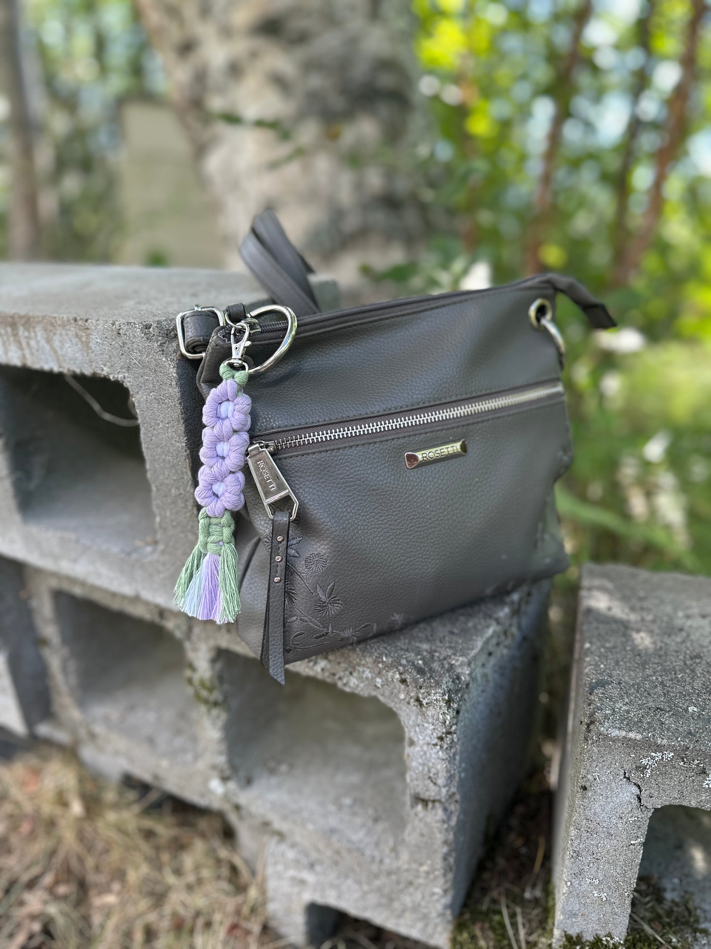 Alaskan Wildflower Bag Charm