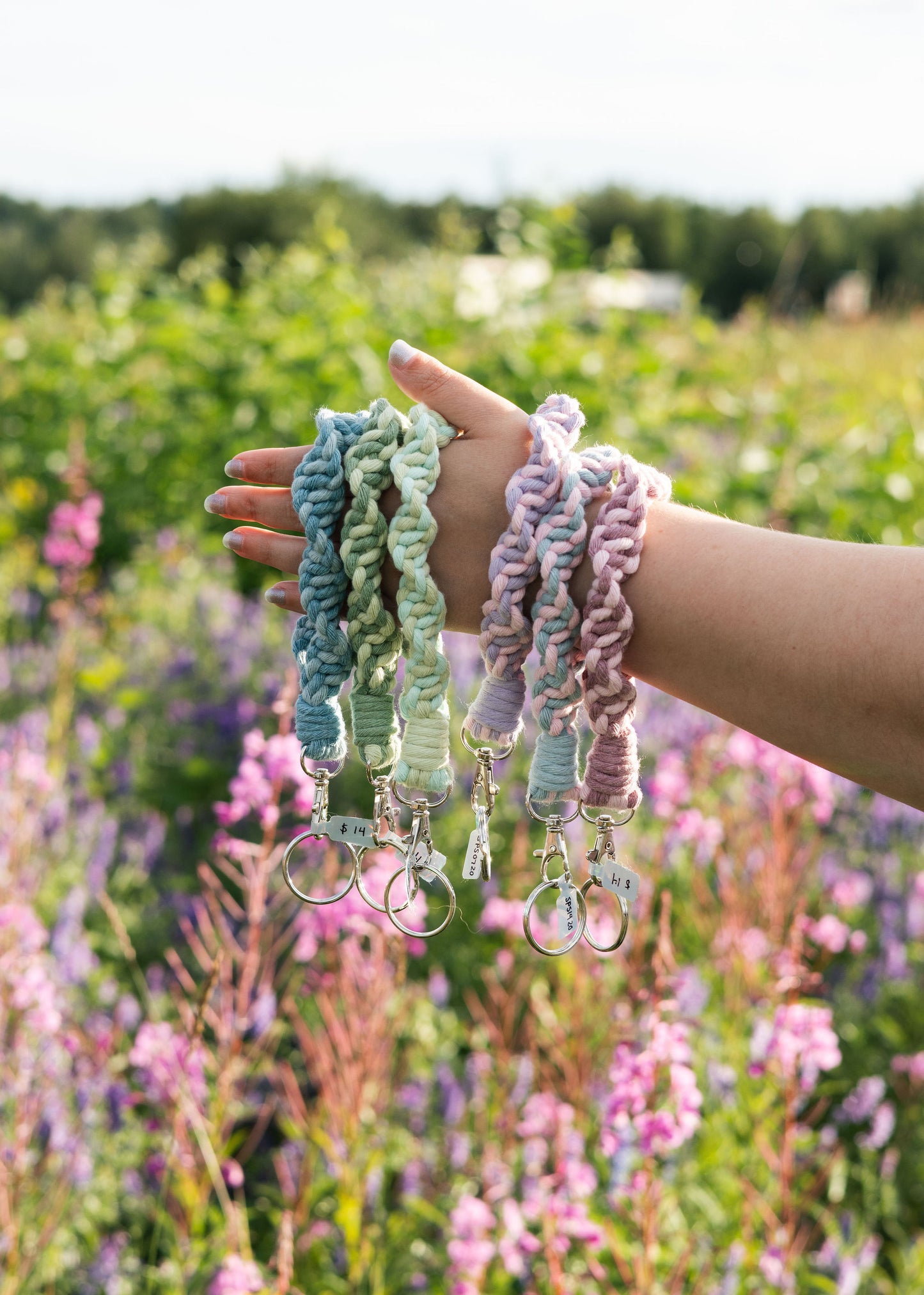 Spiral Keychain Wristlet